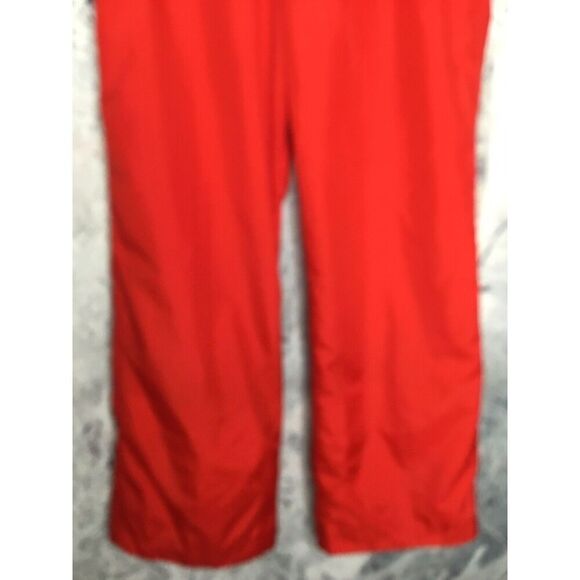 Vintage Ossi Red Ski Pants Mens Large‎ Ski Snow pants Nylon Pockets  WP 299 Y2K - Picture 2 of 11